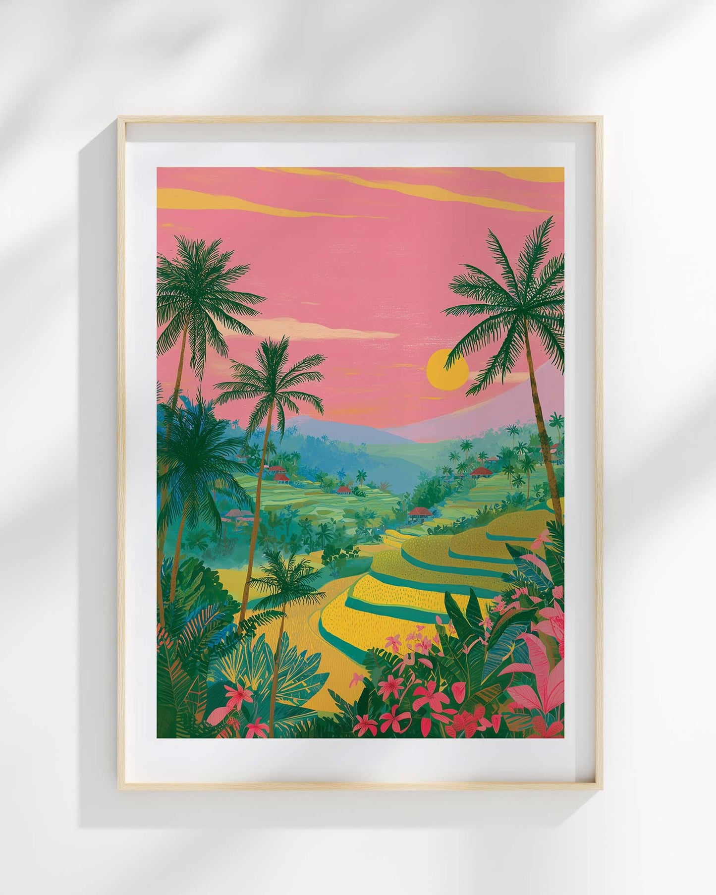 Ubud Sunrise Art Print