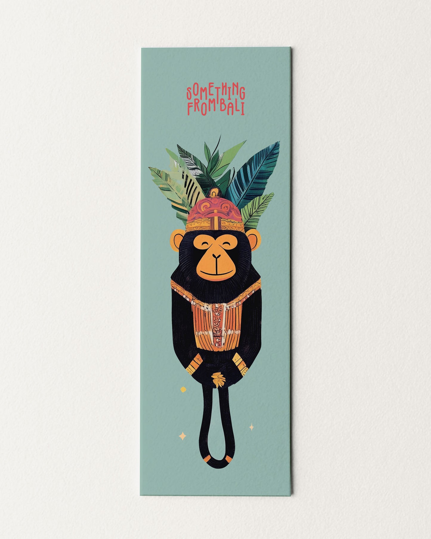 Bali Monkey Bookmark