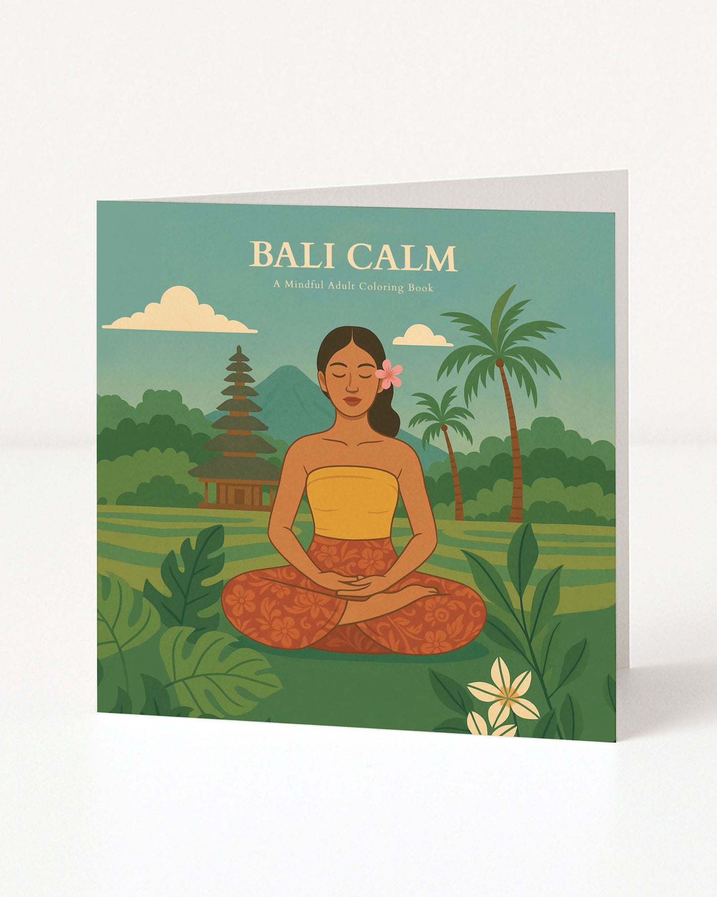 Bali Calm Coloring Book for Adults