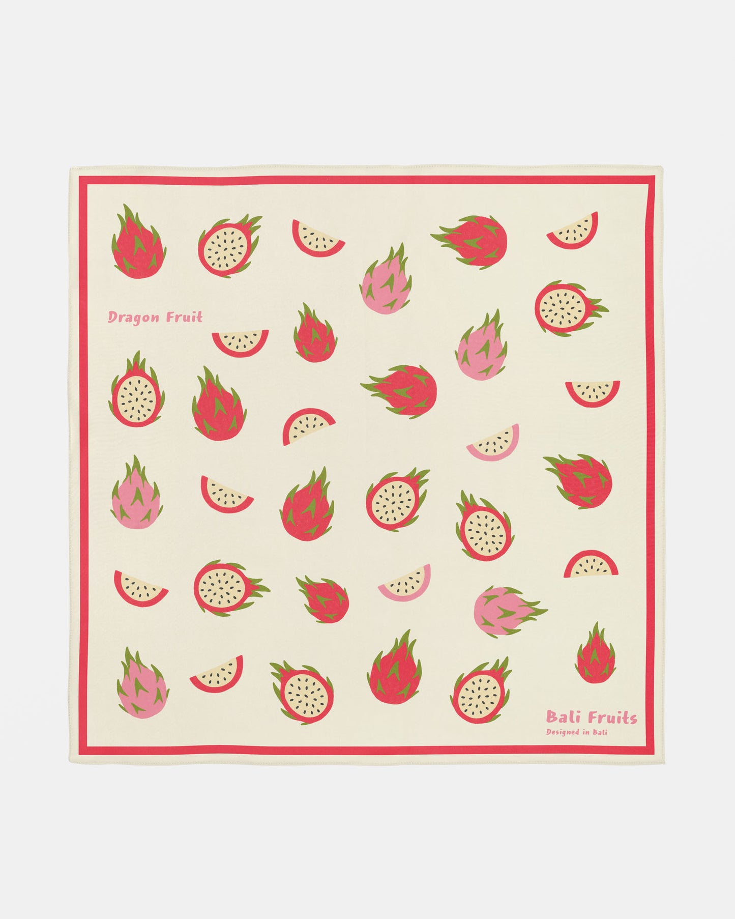 Dragon Fruit Silk Scarf