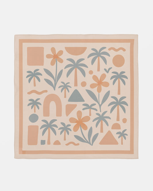 Island Shapes Silk Scarf