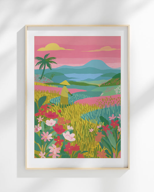 Bali Calm Art Print