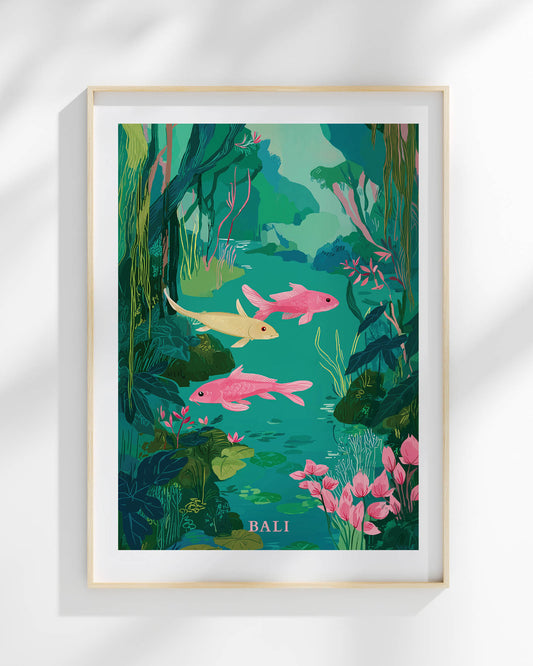 Bali Flow Art Print