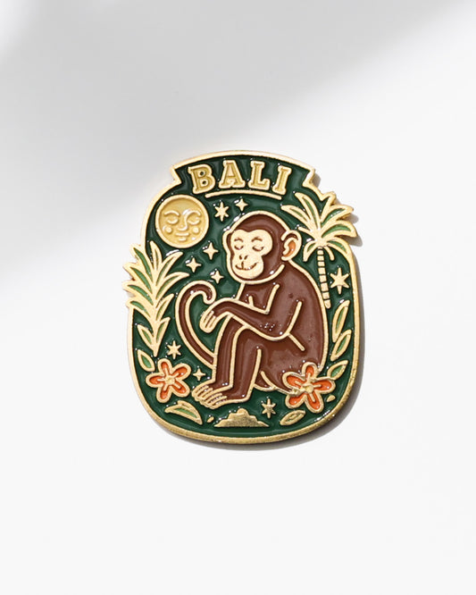 Monkey Under the Moon Magnet