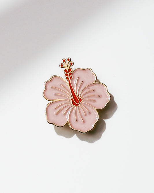 Hibiscus Flower Pin