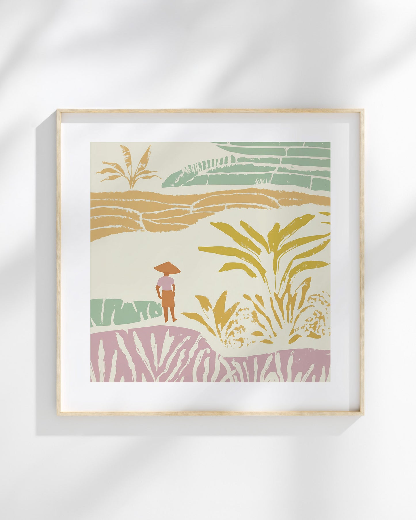 Sawah Serenity Art Print