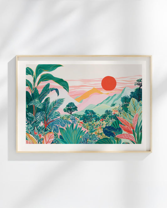 Sunrise in Bloom Art Print