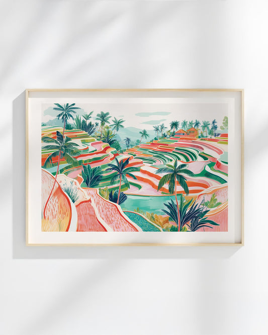 Tegallalang Tales Art Print