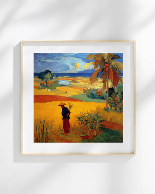 The Golden Harvest Wall Print