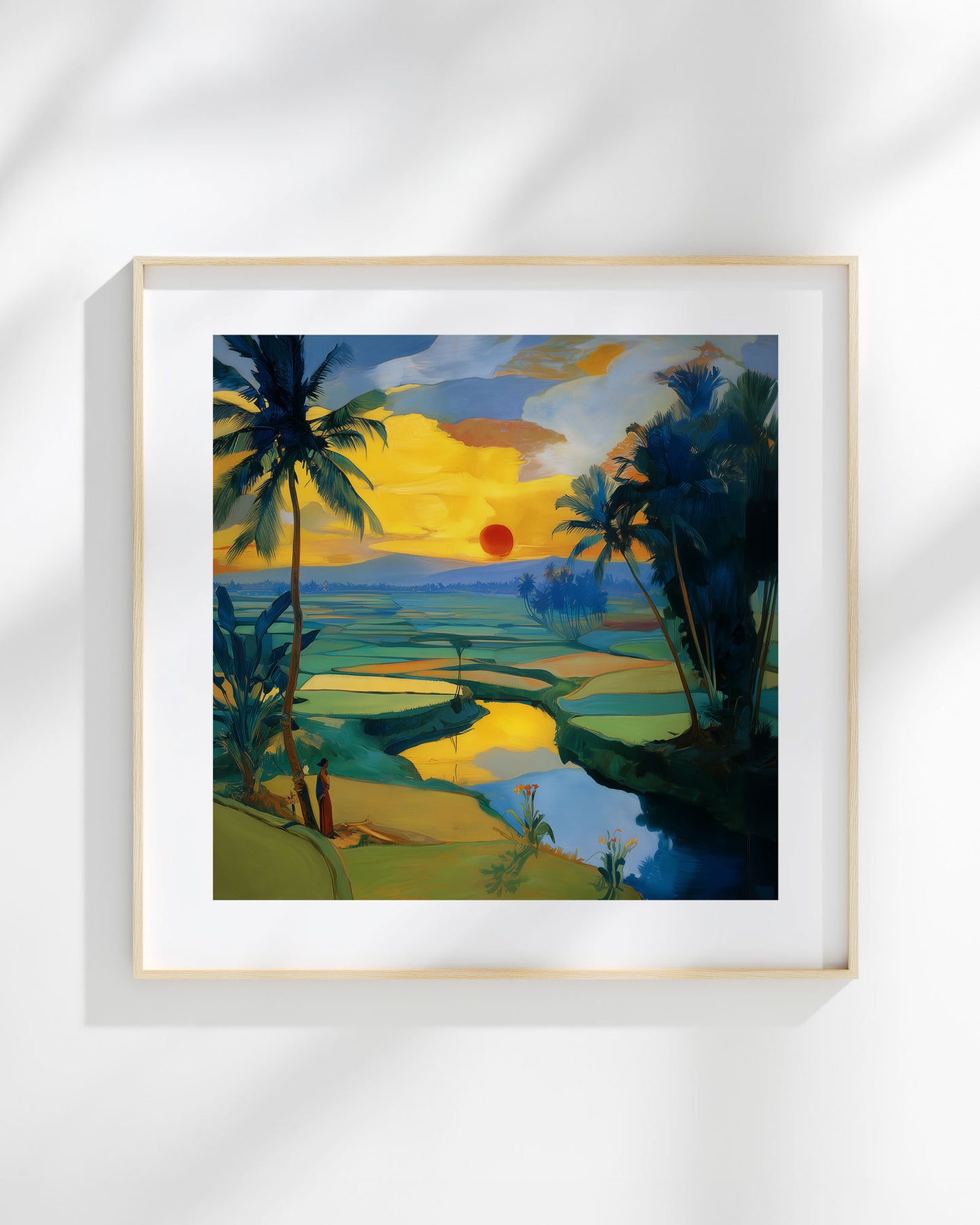 The Last Light of Bali Art Print