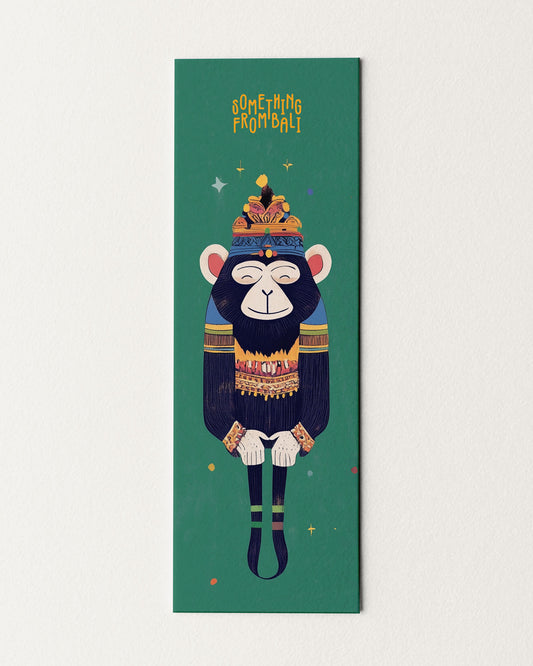 Bali Monkey Bookmark