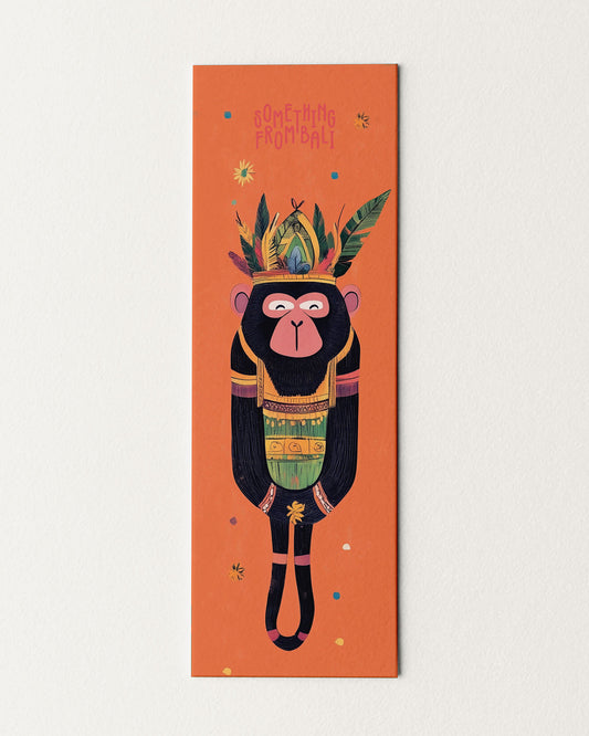 Bali Monkey Bookmark