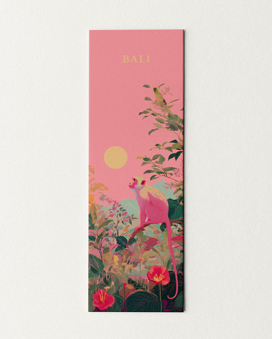 Pink Monkey Bookmark