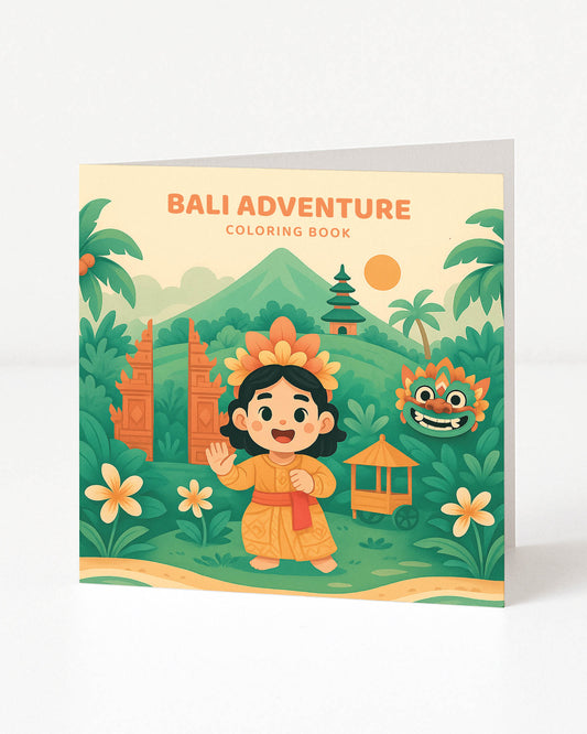Bali Adventure Coloring Book for Kids
