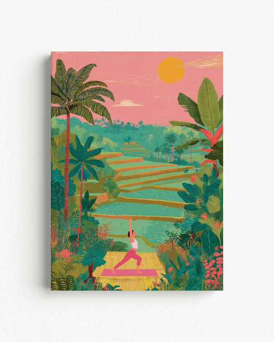 Yoga in Rice Fields Notebook