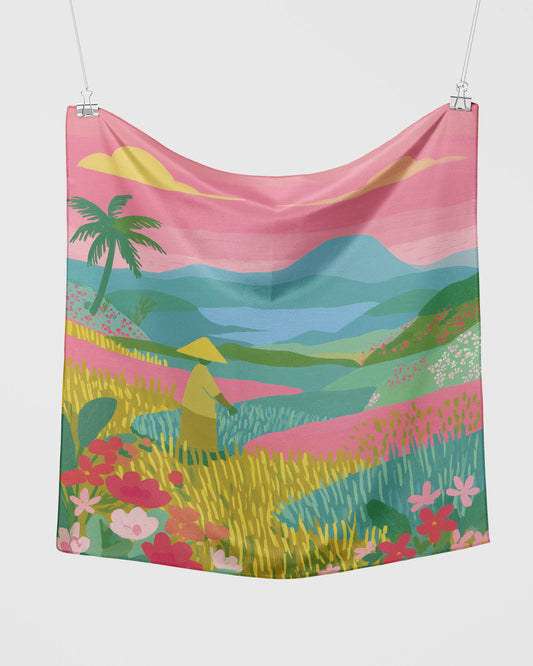 Bali Calm Silk Scarf