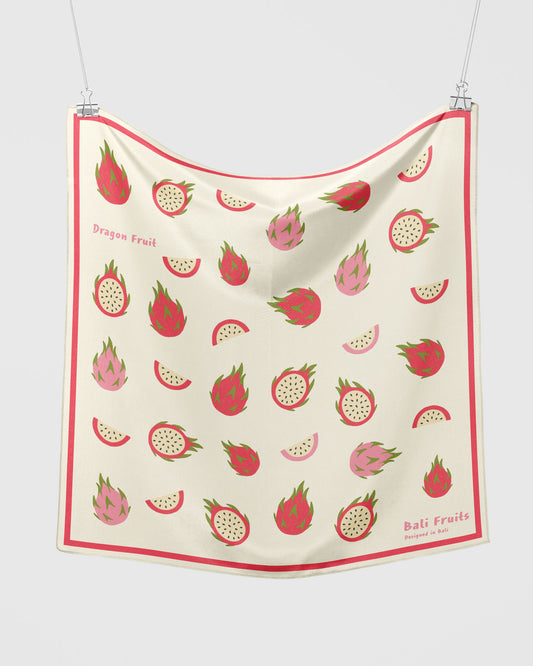 Dragon Fruit Silk Scarf