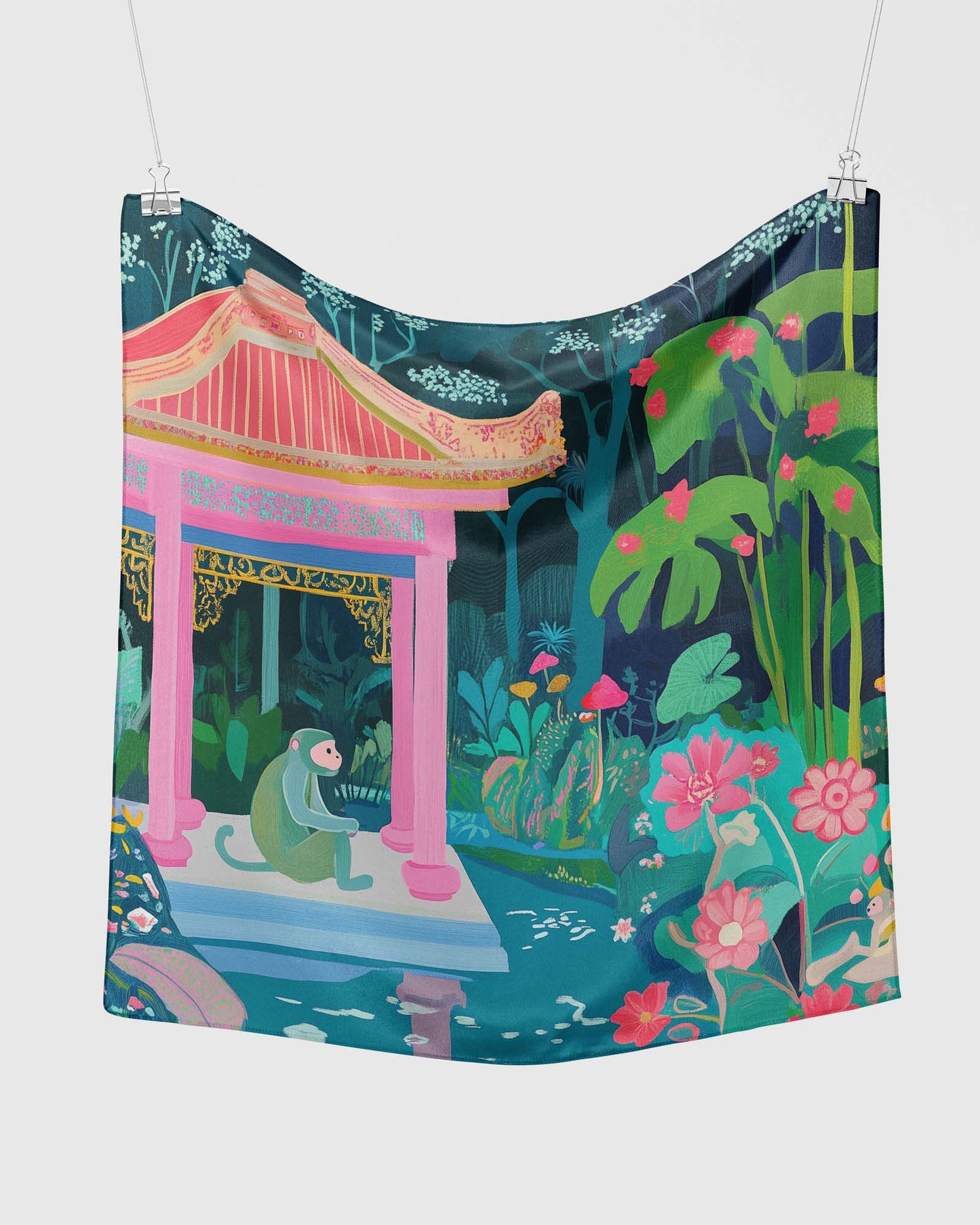 Forest Tales Silk Scarf