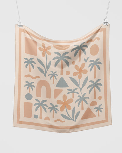 Island Shapes Silk Scarf
