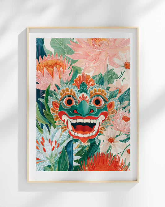 Barong in Bloom Art Print