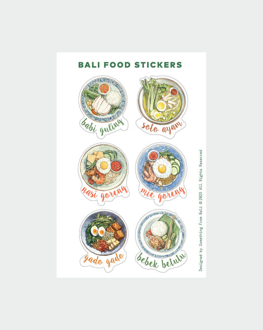 Bali Foods Sticker